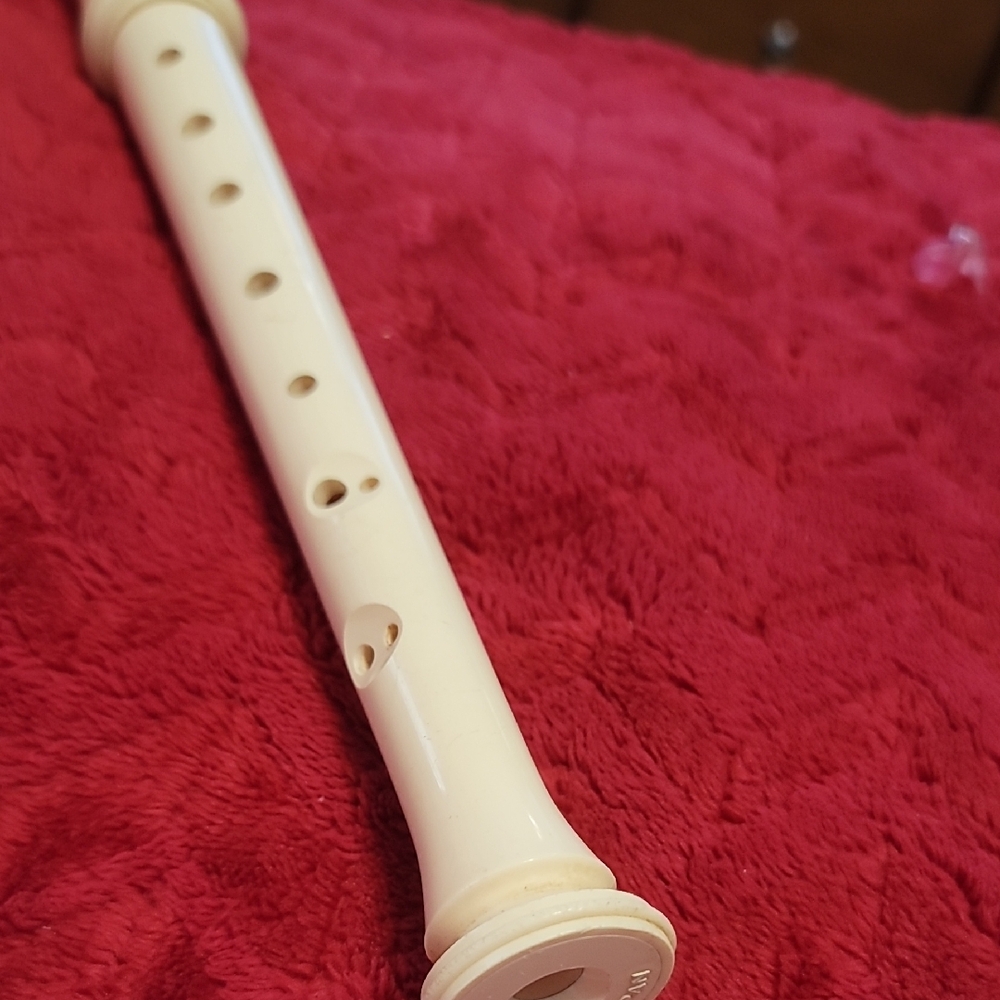 Cream Recorder Flute - Picture 4 of 8